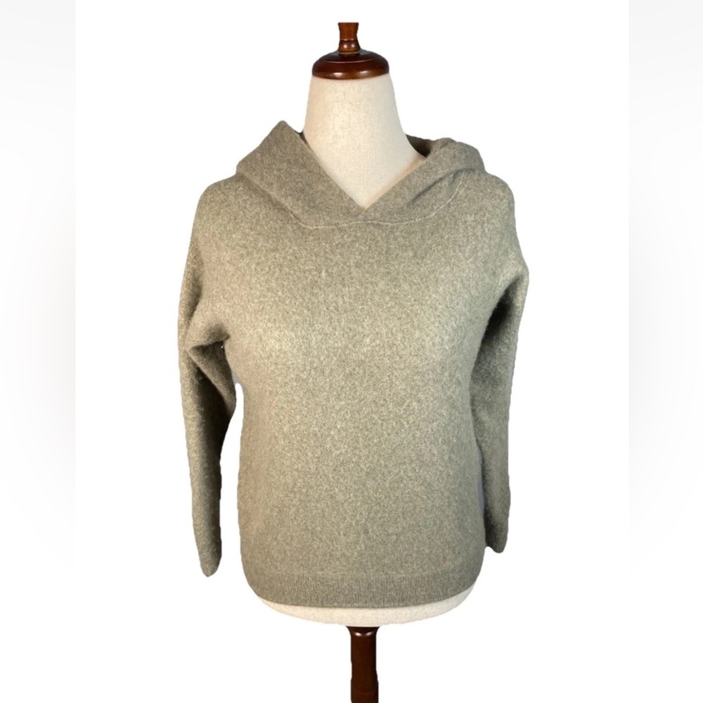 Massimo Alba Cashmere Sweater Hooded Hoodie Knit Size XS Green Italy Luxury